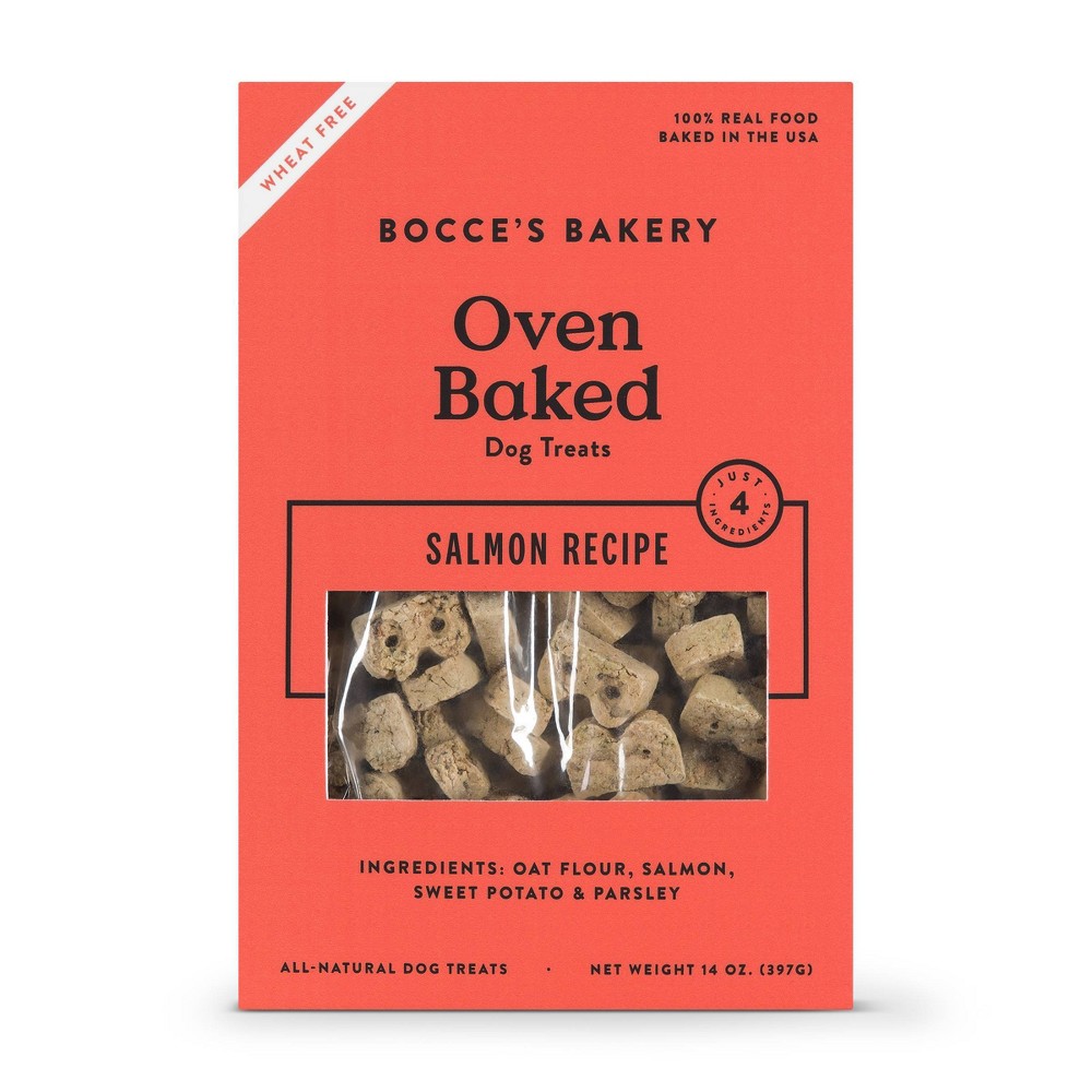 Photos - Dog Food Bocce's Bakery Salmon and Sweet Potato Basic Wheat Free Dog Treats - 14oz