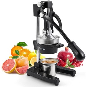 OSTBA Cast Iron Manual Citrus Juicer, Commercial Grade Hand Press with Stainless Steel Cup, Heavy-Duty Lemon & Orange Squeezer - 1 of 4