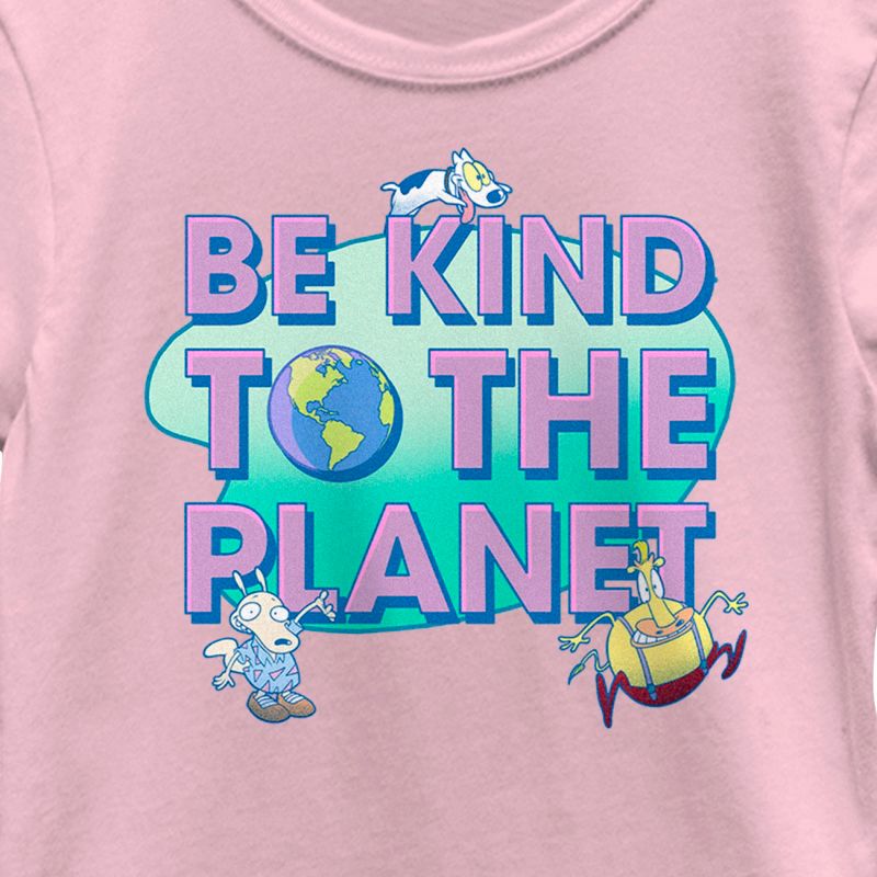 Girl's Rocko's Modern Life Kind to the Planet T-Shirt, 2 of 5