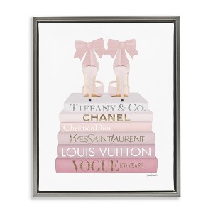 Stupell Industries Chic Shoes Glam Bookstack, 25" x 31" - 1 of 4