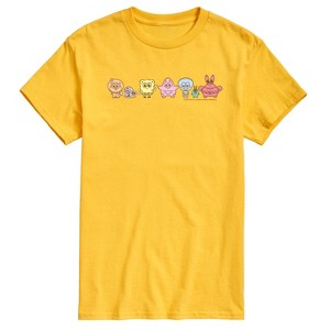 Men's - Spongebob Squarepants - Adorabob Lineup Short Sleeve Graphic T-Shirt - 1 of 4