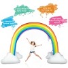 Costway Inflatable Rainbow Yard Summer Sprinkler Toy,7.5 Feet Long,Eco-Friendly PVC Kids Water Toys - 3 of 4