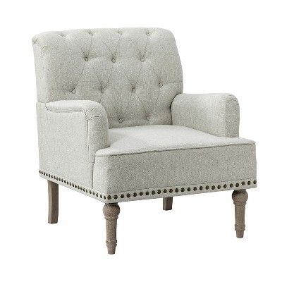 Naida Armchair with Carved Legs | ARTFUL LIVING DESIGN