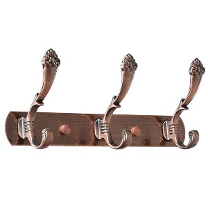Unique Bargains Stainless Steel Wall Mounted Rust-Resistant Coat Hooks - 1 of 4