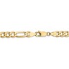 Black Bow Jewelry 5.25mm, 14k Yellow Gold, Flat Figaro Chain Necklace - 4 of 4