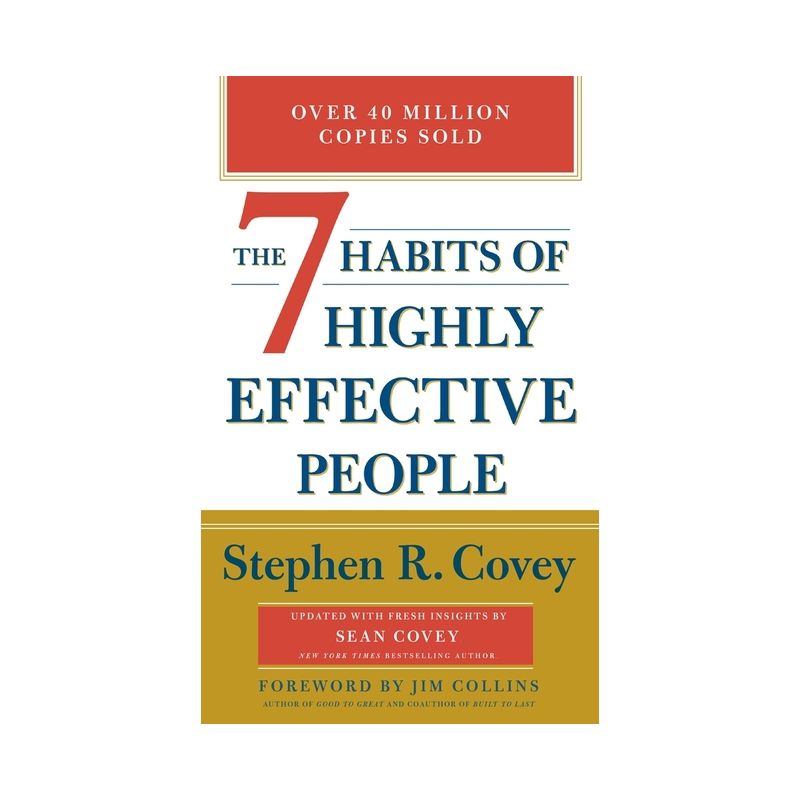 The 7 Habits of Highly Effective People - Large Print by  Stephen R Covey (Hardcover), 1 of 2