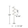 360 Lighting Modern Floor Lamp 5-light Tree 70