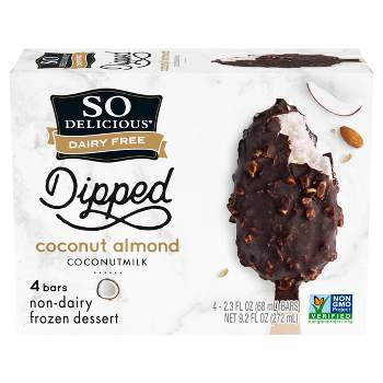 So Delicious Coconut Almond Minis Frozen Dessert Bars - 9.2oz - 4pk