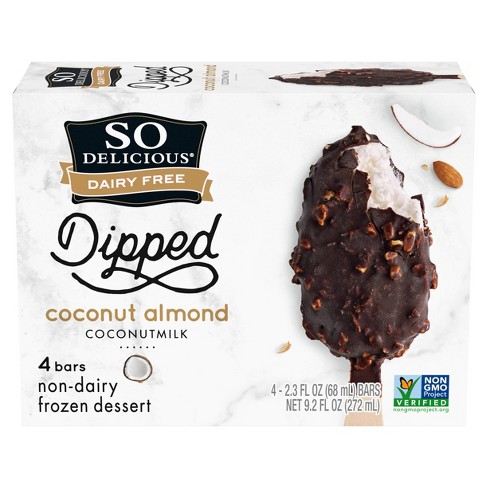 So Delicious Coconut Almond Minis Frozen Dessert Bars - 9.2oz - 4pk - image 1 of 4
