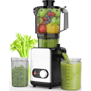 ZAFRO Cold Press Juicer, 4.35" Large Feed Chute Juice High Juice Yield with Slow Masticating Juicer for Whole Vegetables & Fruits, Easy Assemble - 1 of 4