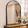 Wooakway 2-Piece Arch Top Metal Frame Bathroom Mirror Decorative Wall Mirror Modern Vanity Mirror for Bedroom Living Room - 3 of 4