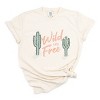 Simply Sage Market Wild And Free Cactus Garment Dyed Tee - 2 of 4