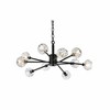 Elegant Lighting Graham 10 - Light Pendant in  Black - 4 of 4