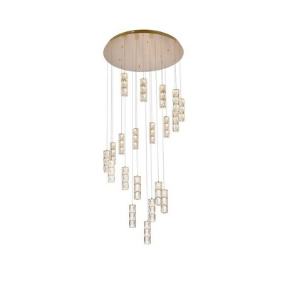 Elegant Lighting Polaris 20 - Light Chandelier in  Gold