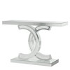 Resenkos Entryway Table, Console Sofa Table,39" Console Table, Modern Mirrored Sofa Table Hallway Table,Black - 3 of 4