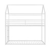 CAVINAS Twin Over Twin Wood/Metal Bunk Bed with Ladder/Tent,House Bed Frame for Kids Room,Bedroom - 2 of 4