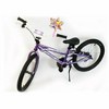 Bike Handlebar Pinwheel -Spinning Flower Pinwheel for Kid's Bicycle -Snaps on for Easy Attachment, Cute Unique Pink Flower Pattern-Fits on Most Bikes - 3 of 3