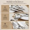 Itopfox Luxury 20-Piece Flatware Set for 4, 18/10 Stainless Steel Cutlery with Diamond Cut Design, Mirror Polished, Dishwasher Safe for Home, Wedding - 3 of 4
