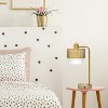 19.5" Ximena Gold Drum Shade Table Lamp - River of Goods: Brushed Metal, Toggle Switch, UL Listed - 3 of 4