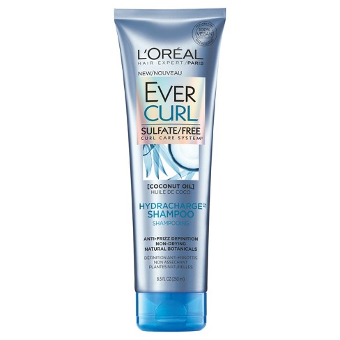 L #39 Oreal Paris EverCurl Sulfate Free Coconut Oil : Target