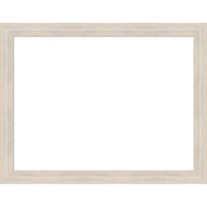 Amanti Art Hardwood Chocolate Narrow Framed Dry Erase Magnetic Board - 1 of 4
