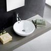 Fine Fixtures Round Vessel Sink Vitreous China with Overflow - 2 of 4