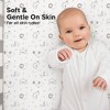 KeaBabies 2pk Soothe Fitted Crib Sheets Neutral, Organic Baby Crib Sheets, Fits Standard Nursery Baby Mattress - 4 of 4