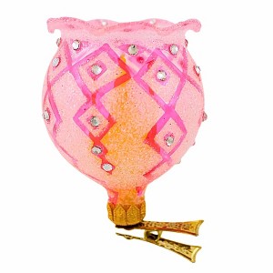 Metzler Bros. 3.5 Inch Flower 1 Christmas Tree Ornament , Christmas Decor Tulip Shaped Translucent (1PC) - 1 of 4