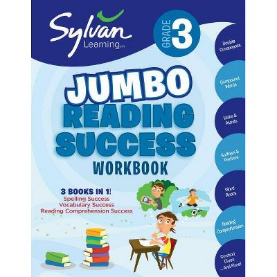 3rd Grade Jumbo Reading Success Workbook - (Sylvan Language Arts Jumbo Workbooks) (Paperback)