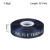 Unique Bargains Gift Wrapping Bouquet Cake Box Love Satin Grosgrain Ribbons 1 Pc - 2 of 4