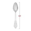 Smarty Had A Party Shiny Baroque Silver Plastic Spoons - 600 pcs - 3 of 4