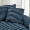Spassway 33"H*47"W*36"D Corduroy Sofa with Armrest Upholstered Accent Chair with 2 Pillows for Living Room Bedroom - 4 of 4
