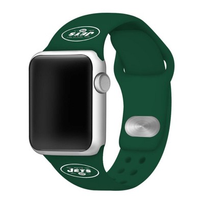 NFL New York Jets Apple Watch Compatible Silicone Band 42mm - Green