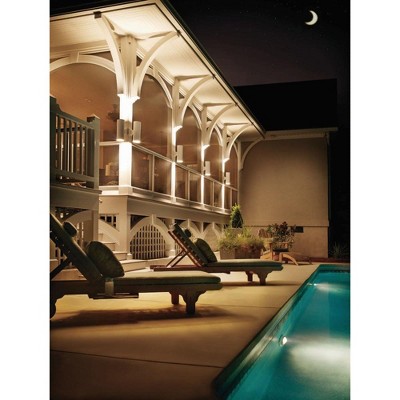 Progress Lighting, Cylinder Collection, 2-Light Outdoor Wall Light, Antique Bronze, Aluminum, Shade Included