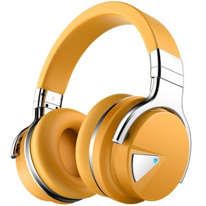 COWIN E7 Active Noise Cancelling Headphones Wireless Over-Ear Headphones Bluetooth 30H Playtime Purple - 1 of 4