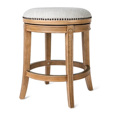 Weathered oak counter discount stool