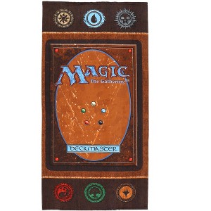 Magic The Gathering Beach Towel Booster Cards Deck Master Game Retro 30"x60" Multicolored - 1 of 4
