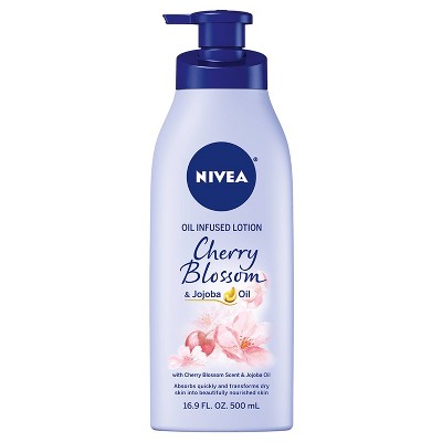 NIVEA Cherry Blossom and Jojoba Oil Infused Body Lotion - 16.9 fl oz