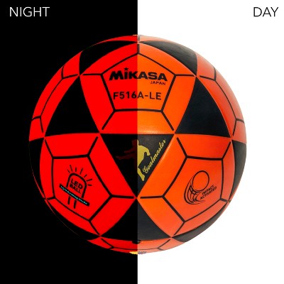 Mikasa LED Soccer Ball, Orange