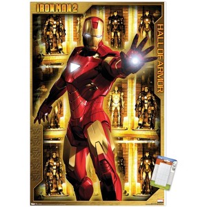 Trends International Marvel Cinematic Universe - Iron Man 2 - Hall of Armor Unframed Wall Poster Prints - 1 of 4