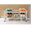 J&V TEXTILES Expandable Shoe Rack, Stackable Shoe Rack for Closet, Small Shoe Rack Organizer for Entryway, Adjustable Shoe Rack for Garage - 4 of 4