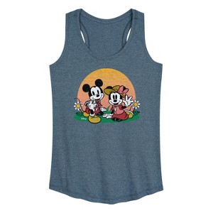 Women's - Disney - Mickey & Friends Graphic Racerback Tank - 1 of 4