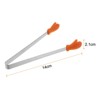 Unique Bargains Stainless Steel Tiny Gloves Shape Cooking Kitchen Food Tongs - 2 of 4