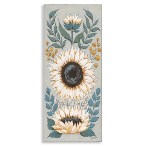 Stupell Industries Country Sunflower Blossoms Botanicals, 13" x 30" - image 1 of 4