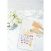C&F Home "Cotton Tails & Bunny Trails" Easter Rabbit Embroidered Cotton Waffle Weave Kitchen Dishtowel - 2 of 4