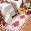 Fulvari Christmas Rug Non-Slip Indoor Rugs for Entryway,Washable Area Rug Kitchen Rug Soft Bathroom Rugs Holiday Decor - 2 of 4