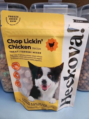 Heckova Freeze dried Raw Chop Lickin Chicken Flavor Recipe