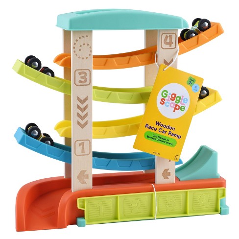 Wooden Race Car Ramp - 3pc -gigglescape™ : Target