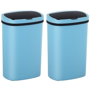 BestMassage 13 Gallon Trash Can Modern Touchless Garbage Can Kitchen Waste Bin with Large Capacity Waterproof Odor Control - 1 of 4