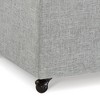 NicBex 45 Inch Storage Ottoman Bench, Modern Linen Bench with Wheels, Sofa Bench for Living Room, Bedroom, Entryway - 4 of 4